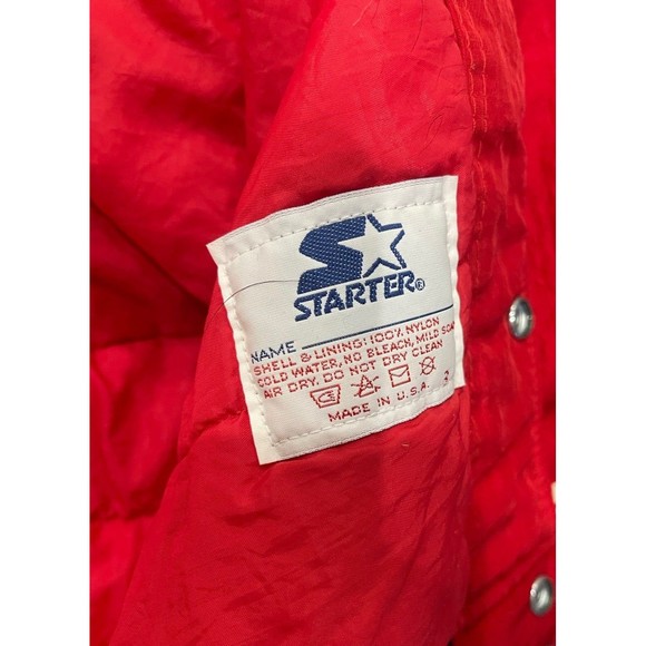 VINTAGE Starter MLB St. Louis Cardinals 80/90s Bomber Old Logo Jacket Coat Small - Picture 5 of 11